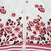 iiniim 3pcs Baby Girls Peony Coat + Long Sleeve T-shirt+ Pants Clothes Outfit Set Watermelon Red 18-24 Months
