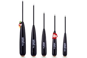 ‎ZITE Zite Fishing Bodentaster-Set – Stehauf-Posen Set 6-20g – Bodenabtaster Forellenangeln für Auftriebsmontagen - 5 STK Forellen-Posen – Ideal für Grundangeln mit Forellenteig & Mehr I Bodentaster Forelle
