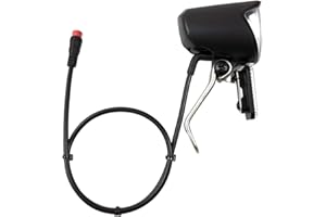 Camisin E-Bike LED Faro 6V 12V 24V 36V 48V 60V Luce per Bicicletta Faro Anteriore Impermeabile Connettore Impermeabile