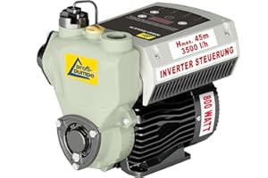 AMUR INVERTER INVERT-Tech 6 – 800 – 10, macchina per acqua domestica, con magnete permanente, pompa per acqua domestica, pompa centrifuga da giardino