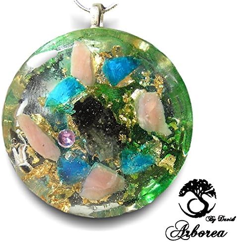 Handmade Arborea Orgone Necklace, Arborea Orgonite Pendant, Healing Jewelry