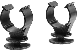 Ricreo Clip de rechange pour tablette arrière pour Renault Twingo 3 (2014-2024), crochet de fixation corde de chapeau arrière de voiture, clip fixation de plateau de coffre Twingo III gauche et droite