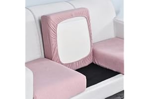 ELOVER Sofa Seat Cushion Cover-Highly Elastic Seat Cover，Living Room Sofa Seat Cover Furniture Cover Non-Slip and Soft, with Elastic Bottom