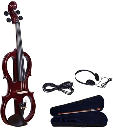 Yamaha YSV104 Silent Violin – Full-Size, Red, Lightweight and