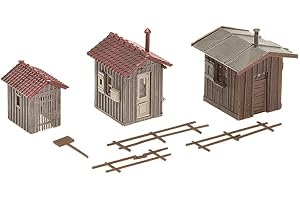 Faller FA120211 120211 Trackside 3 / HO Scale Building Kit, Brown, One Size
