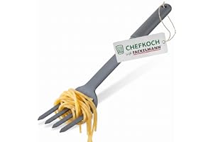 FACKELMANN Chefkok Multigaffel i plast – köksgaffel med ergonomiskt soft-touch-handtag – köksgaffel lämplig för belagda kastr