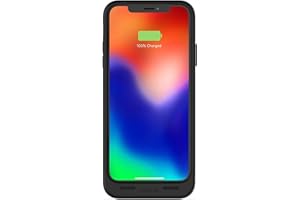Mophie Juice Pack Wireless - Qi Wireless Charging - Schutzhülle für Apple iPhone X - Schwarz (401002004)