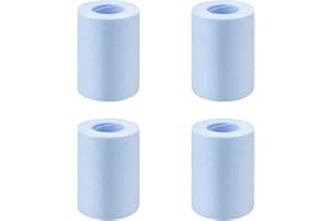 GEBAUM 4 filtros de algodón multicapa, elemento de filtro de 5,4 cm de largo, suavizante de agua dura, los filtros de algodón pueden filtrar la suciedad en el agua