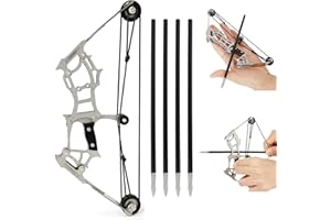 HNZMDY Compound Bow and Arrow Set for Adult Teens Youth for Outdoor Indoor Shooting Target Practice Small Sports Games