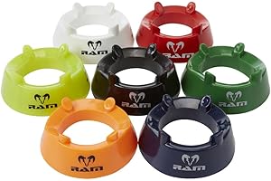 RAM ONLINE Ram Rugby Deluxe Kicking Tee – Camiseta tradicional de goma – disponible en 7 colores (naranja, azul marino, amarillo, blanco, negro, rojo, verde) – 4 cm