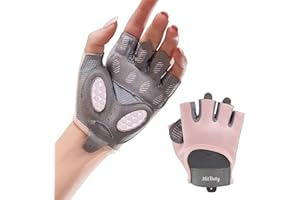 MITBUTY Trainingshandschuhe für Herren und Damen – Fitness Handschuhe zum Gym, Gewichtheben, Crossfit, Kraftsport, Sport & Training, Sporthandschuhe mit rutschfesten Silikonpunkten & Handflächenpolsterung