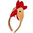 She's Shining Chicken Headband Animal Farm - Adult Cosplay Party Fancy Dress Costume Headwear Accessory