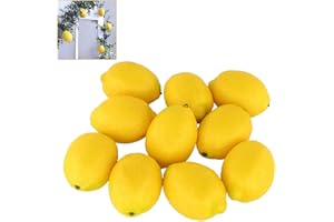 Kylewo Limoni Decorativi 10 Pezzi di Frutta Artificiale Verdura Artificiale Frutta Verdura per la Decorazione Domestica della Cucina