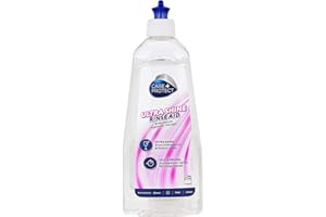 CARE + PROTECT Extra Brillantezza Universale Brillantante per Lavastoviglie, Potente sulle Macchie e Sugli Aloni, Favorisce Un'asciugatura Più Rapida, 500 ml