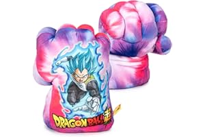 PlaybyPlay Peluche di Dragon Ball Super Vegeta, con polsino di Dragon Ball giocattolo di peluche, per bambini, compleanni, Natale, Epifanie, 1 di guanti per bambini