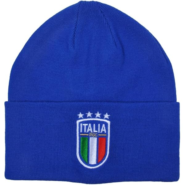 Euroscarves Italy - Sciarpa Calcio HD Knit Blu, Taglia Unica, 97% Acrilico 3% Elastan, 152x18 Cm - 4