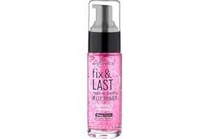 ‎ESSENCE COSMETICS essence fix & LAST make-up gripping JELLY PRIMER, Pink, feuchtigkeitsspendend, langanhaltend, natürlich, vegan, ohne Alkohol, ohne Parabene, ohne Mikroplastikpartikel, 1er Pack (29ml)