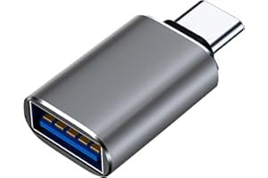 MEPSIES Adaptador USB C a USB, Adaptador USB C, OTG Adaptador USB 3.1 Hembra a USB C Macho Compatible con MacBook Pro, Samsung Galaxy, Smartphones Tipo C, Tabletas y Más (Gris)