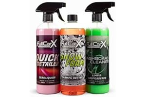 AutoFullCar - Kit de nettoyage de voiture intérieur extérieur FullCarX by Full Dip | Cire shampooing propre pour tableau de bord