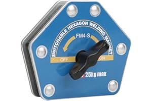 FASIENT1 FM4-S Welding Magnets,Angle Clamp Magnetic Soldering Welding Locator,Switchable Hex Strong Multi-Angle Suction Welding Holder Tool,15-20kg