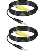 MOSWAG 3.5mm Vrouw-naar-vrouw Aux-adapter – TRRS 4-polig, Nylon Gevlochten, Voor Luidsprekers, Versterkers En Meer