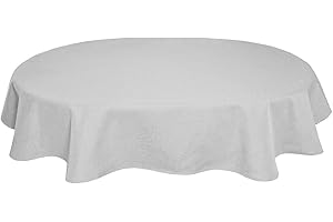 LEINEN-OPTIK-KOLLEKTION Tablecloth with Linen Look, Water-Resistant, Round/Square/Oval Table Linen
