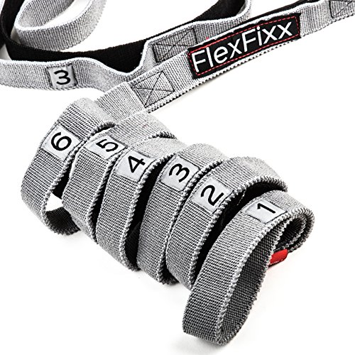Premium Flexibilität Stretch-Out Strap – Fitnessband & Gymnastikband – Beste für Yoga, Dance & Workout – Resistance Widerstandsband & Expander mit Gratis Benutzerhandbuch - 2