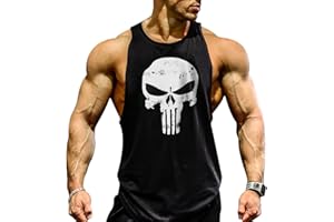 COWBI Camiseta de Tirantes Hombres Deportiva Culturismo Fitness Tank Top sSport Sin Mangas T-Shirt