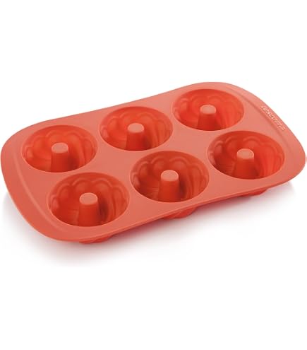 Stampo Per Ciambelle 9 Cavità 3 Forme - Teglia Antiaderente In Acciaio Al Carbonio Per Doughnut, Muffin, Cupcake (Oro) - 3