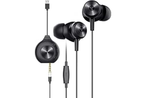 Auriculares In Ear, Bluedio Li Pro Auriculares con Cable con Micrófono, Diseño Magnético, Estéreo Envolvente Virtual USB de 7.1 Canales, para Todos Auriculares de 3.5 mm Enchufe