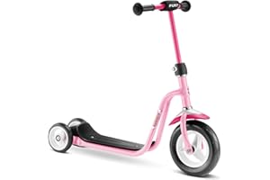 PUKY Trottinette R1 | Trottinette sûre pour Enfants à partir de 2 Ans | Planche antidérapante | Guidon réglable en Hauteur | Alternative vélo | Rose