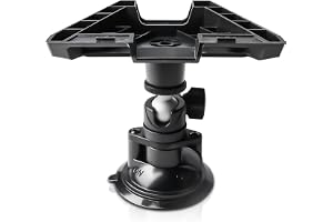 GBKDQQ Hållare för Starlink Mini Smooth RV – 360° vridbar aluminiumhållare med sugkopp, bärbar hållare för bil/tak/båt, monte