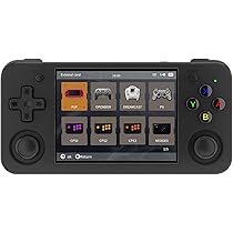 ANBERNIC RG35XX H Console de Jeux rétro, Batterie 3300mAh, Carte
