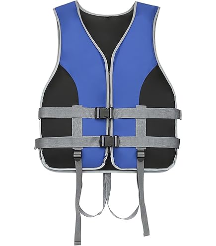 Gilet De Sauvetage Adulte Réglable 48-110 Kg - Pour Kayak, Natation, Surf, Nylon Résistant, Couleurs Noir/gris/orange
