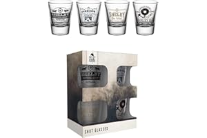 GB EYE Peaky Blinders 4pk Shot Glass Set