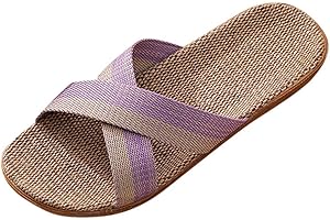 GENERIC Femme en Paille Été Confort Sandales Femme Décontracté Chausson pour Maison Chaussons Pour Femmes D'été à Bout Ouvert Espadrilles Chaussure Ete de Plage Chaussons Femme Pas Cher