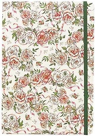 MANTTANG - Flower 2018 Diary New Year Planner Monthly Weekly Scheduler Personal Organizer