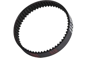Cikonielf Cinturón De Goma De 9 Mm / 0,35"De Ancho, Cepillo De Dientes Elástico, Correa De Transmisión De Goma para Black Decker Kw715 Kw713 Bd713 177 Negro