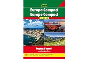 Europa atlas kompaktowy 1:1 500 000: Wegenatlas schaal 1 : 1.500.000: ECA