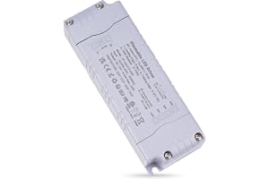 REYLAX LED-drivrutin 12V 40W 3300mA, TRICA-dimning, AC till DC-Omkopplingstransformator, Konstant Spänningsförsörjning, Lågspänningstransformator för Dimbar LED-lampor