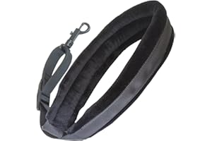 XINLINKE Xinlink Professional Black Soft Padded Saxophone Neck Strap with Snap Hook for Alto Tenor Soprano Baritone Sax Music Accessories