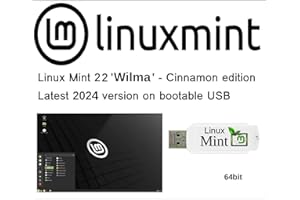WE ARE LINUX Linux Mint Cinnamon 22 "Wilma" Bootable USB
