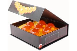 NIUQIGE Zierschmuck, Acryl, Drachen Kristallkugeln Kugeln, 7 Stück Ball Drachen Kristall Ball 1 bis 7 Sterne mit Geschenkbox