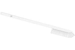 Vikan Pinceau Ultra Slim Bloc Polypropylène Régénéré Blanc, Taille Unique