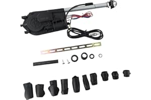 URPIZY Auto Leistungsantenne Ersatzkit, Für Mercedes Für Benz W140 W126 W124 W201 AM/FM Motorantenne 5-Sektionen 75 Cm Mast 120 Cm Kabel DC12V, Auto Antenne, Elektrische Antenne
