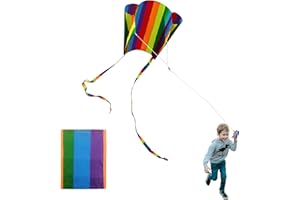 PSFXBM Kites for Children, Kites for Adults, Pocket Kite, Easy Flyer Kite Beach Game Outdoor Activities for Beginner, Gift to Boys Girls, Suitable for Playing On The Beach, Backyard, or Park