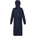 Regatta Womens Waterproof Jacket Nerenda Longline Hooded Coat, Navy, 20 EU, RWW421