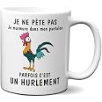 Tazza Divertente 'Je Ne Pete Pas...' – 320 Ml, Ceramica Bianca, Prodotta E Stampata In Francia, Idea Regalo Umoristica
