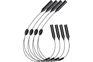 SIOPPKIK 4 Pcs Sport Sunglass titolare Strap, universale in forma laccio di corda di fissaggio, sistema di ritenzione di Eyewear
