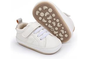 RVROVIC Baby Jungen Mädchen Sneaker Anti-Rutsch Oxford Loafer Flats Säugling Kleinkind PU Leder Weiche Sohle Baby Schuhe